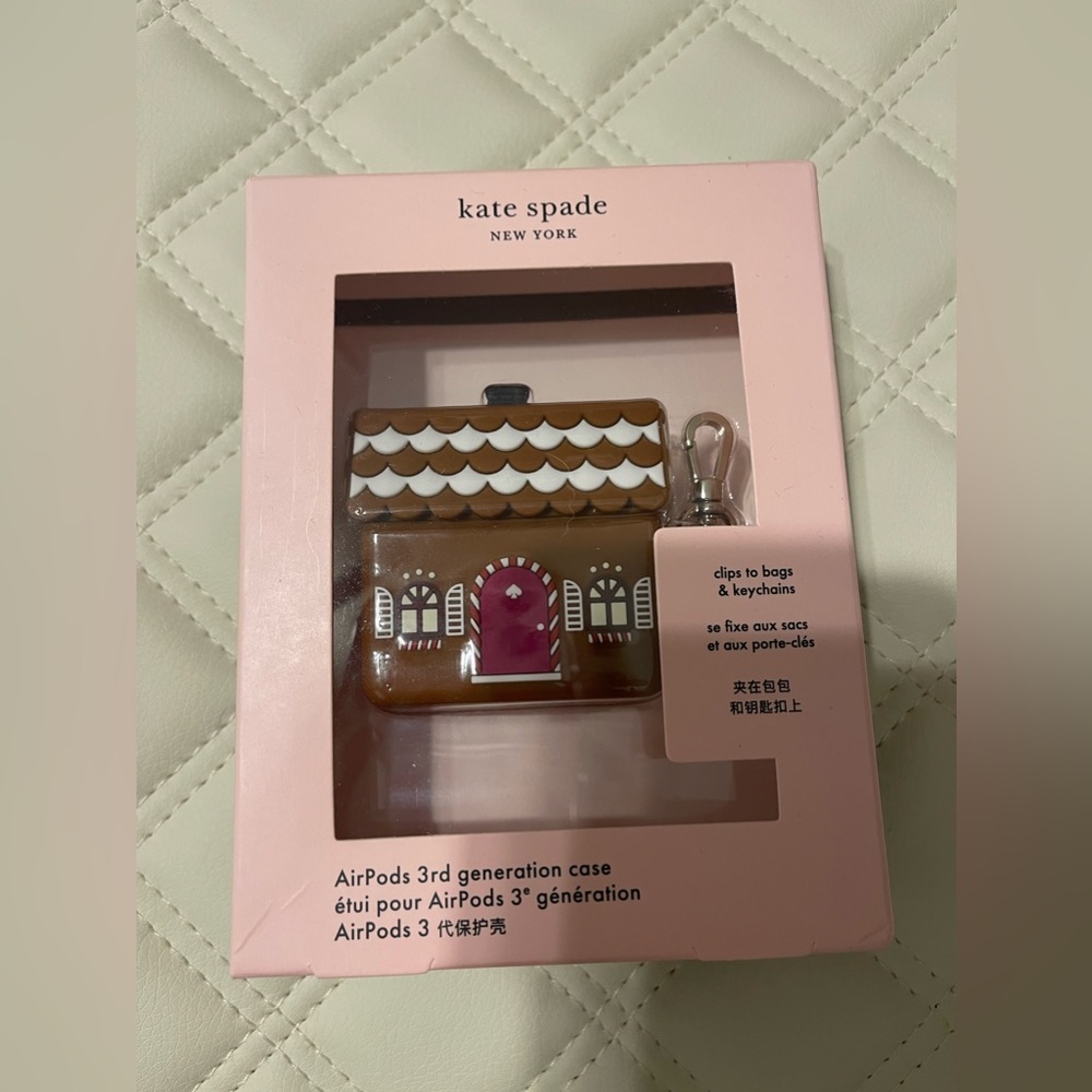 Kate Spade gingerbread pod 3rd generation case NWT